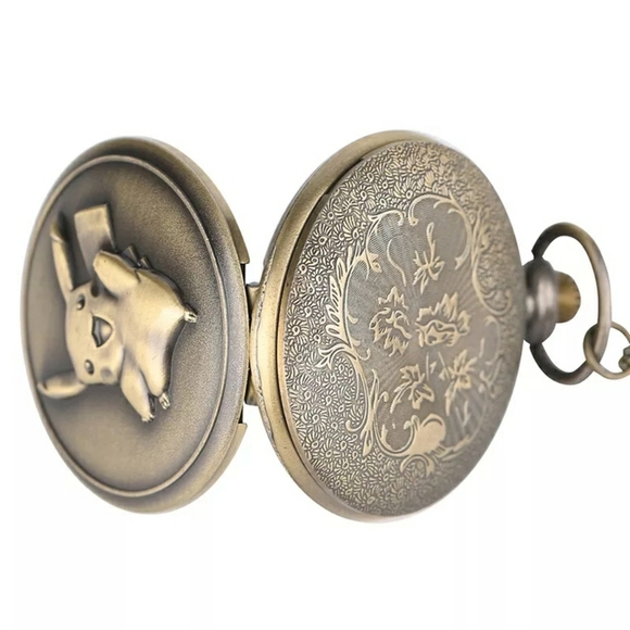 Pikachu Pokemon Pocket Watch NEW - Picture 4 of 6